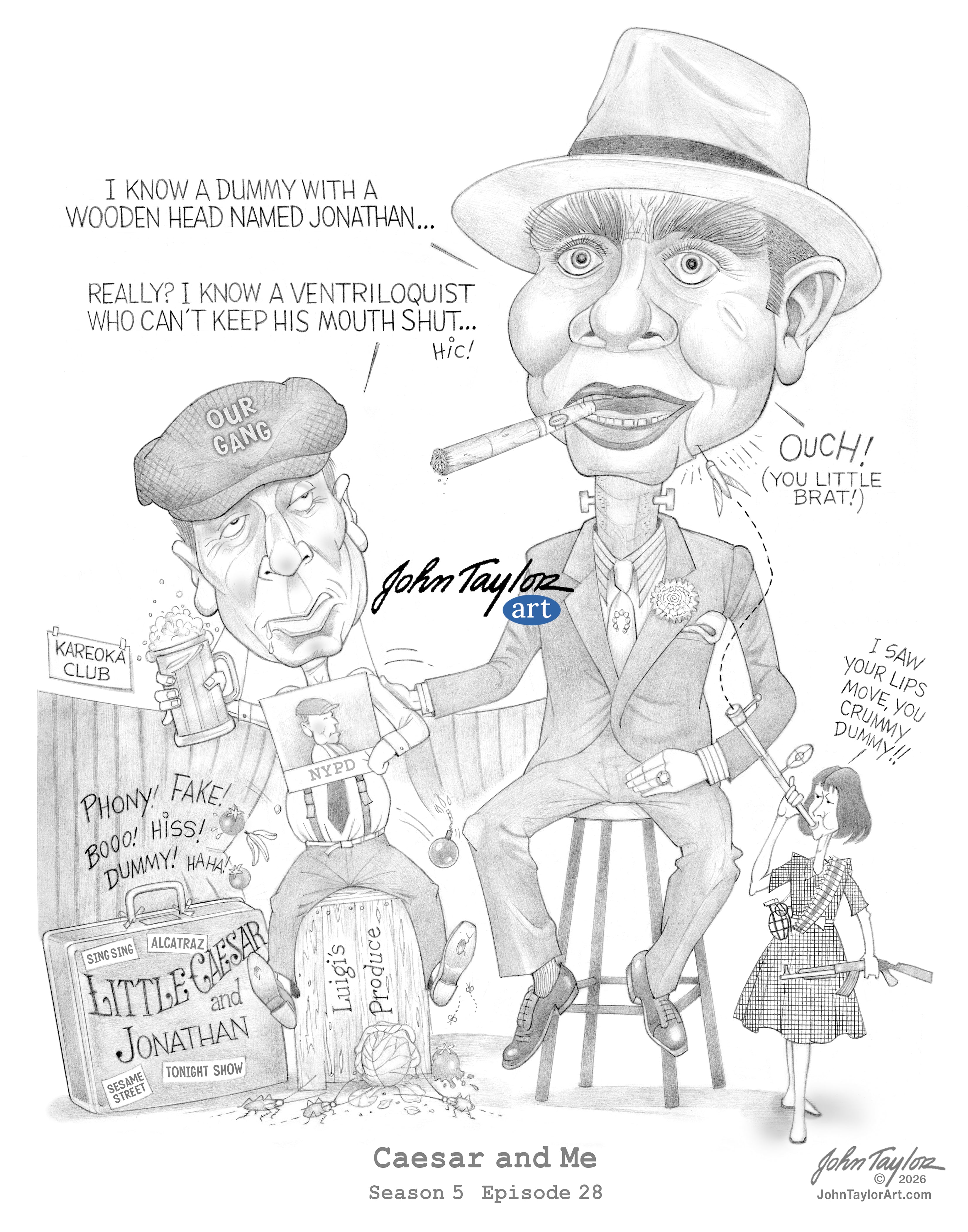 Caesar and me, Twilight Zone Episode - 11x14 - Easy Digital Download!