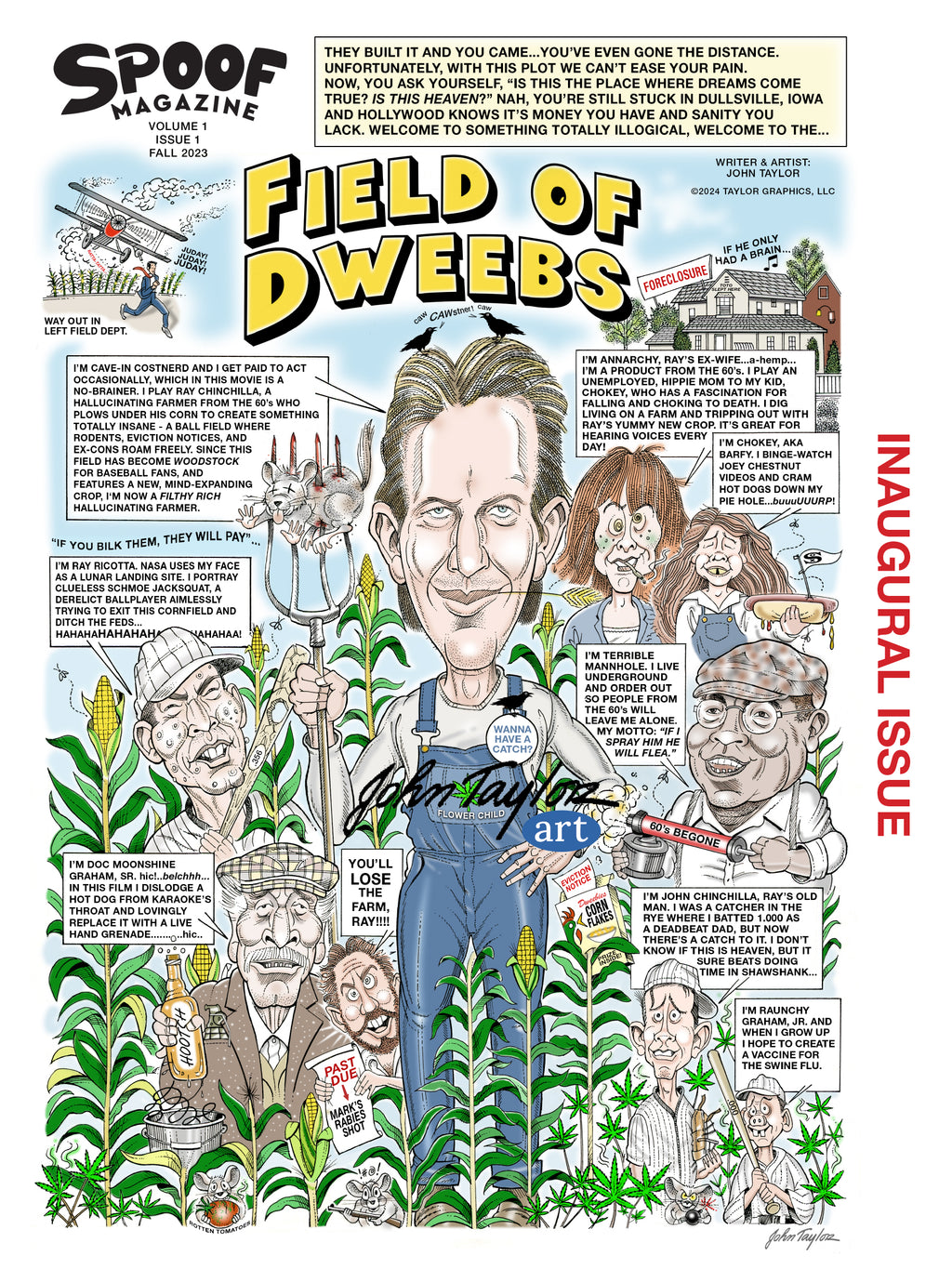 Field of Dweebs 4-page Comic Book - 9x12