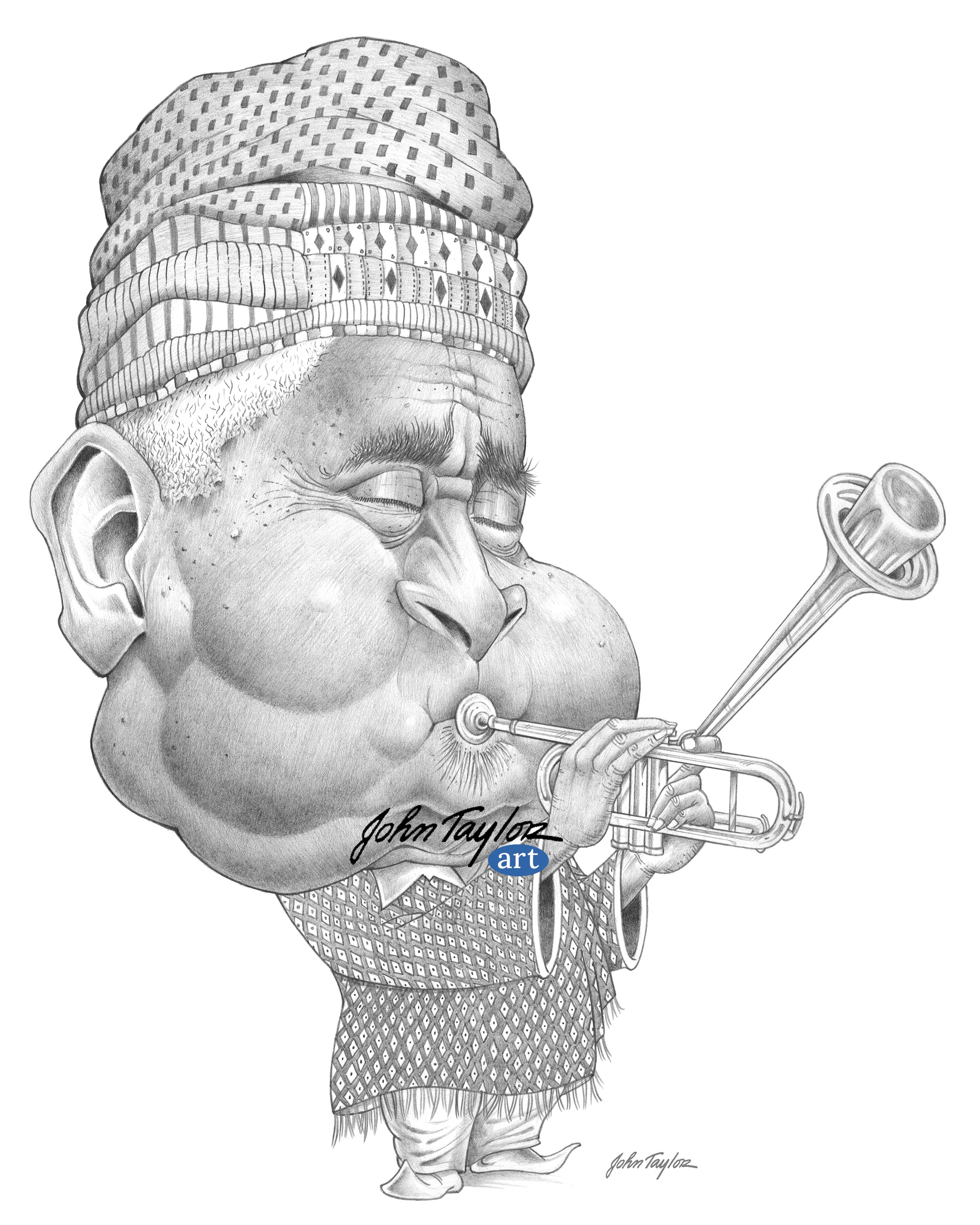 Dizzy Gillespie, Jazz Legend, 8x10 - Easy Digital Download!