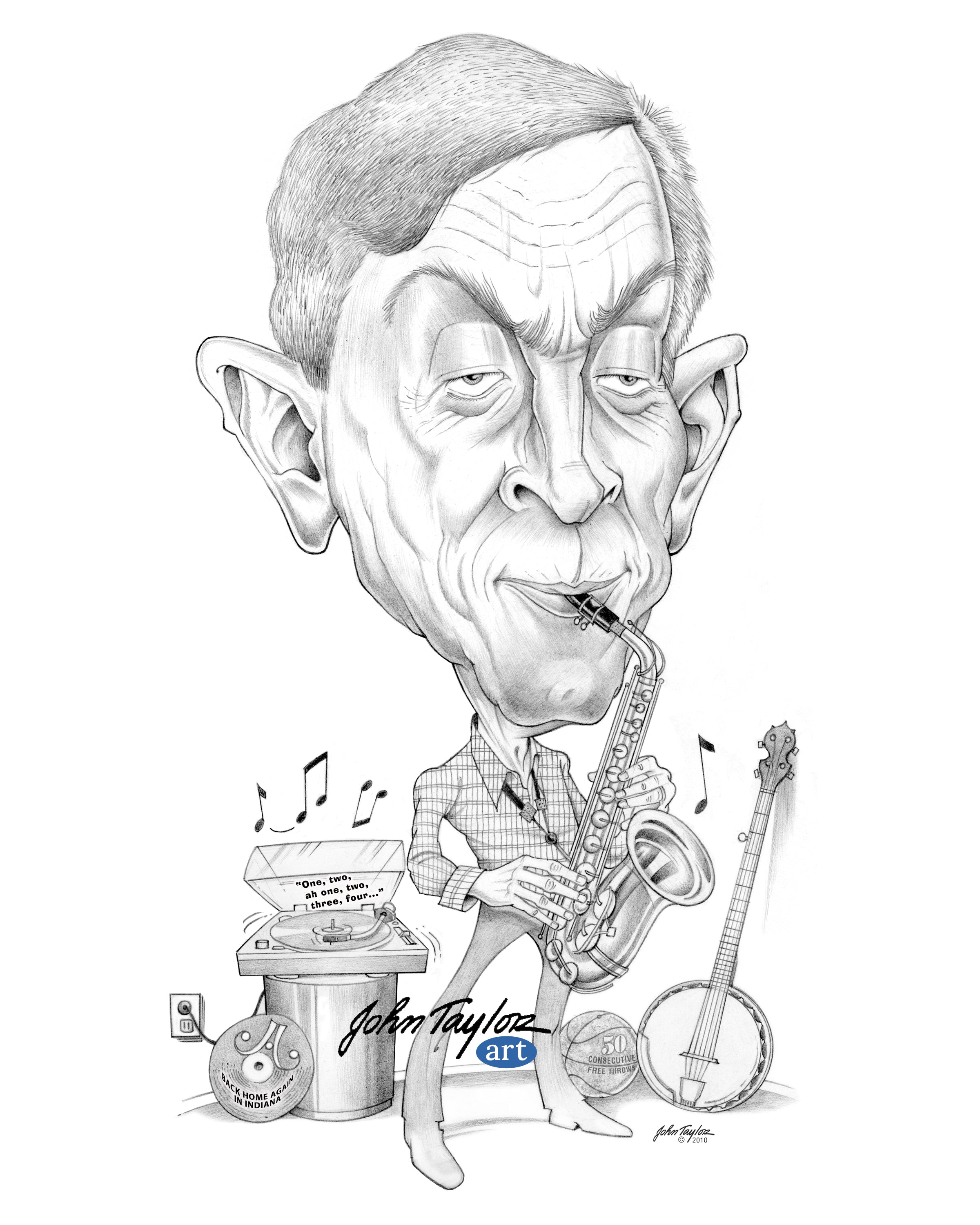 Jamey Aebersold, Legendary Jazz Educator, 8x10 - Easy Digital Download!