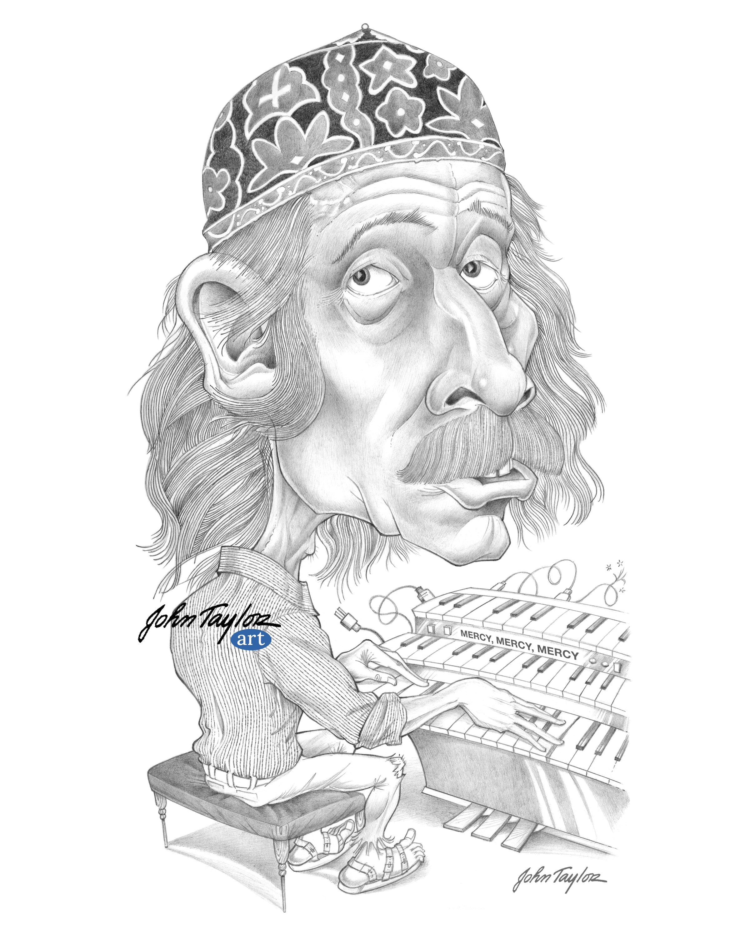 Joe Zawinul, Legendary Keyboardist, 8x10 - Easy Digital Download!