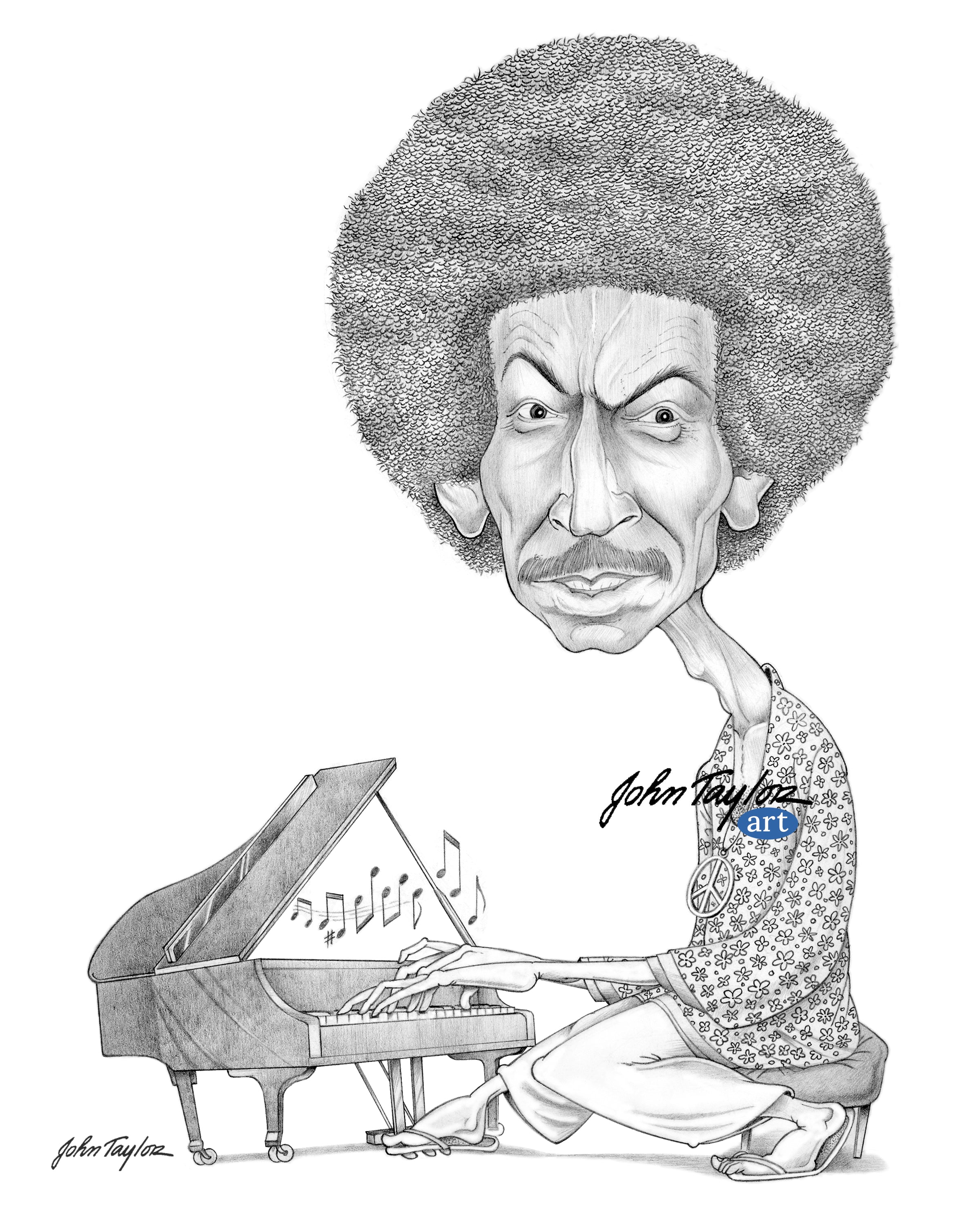 Keith Jarrett, Legendary Jazz Pianist and Composer, 8x10 - Easy Digital Download!