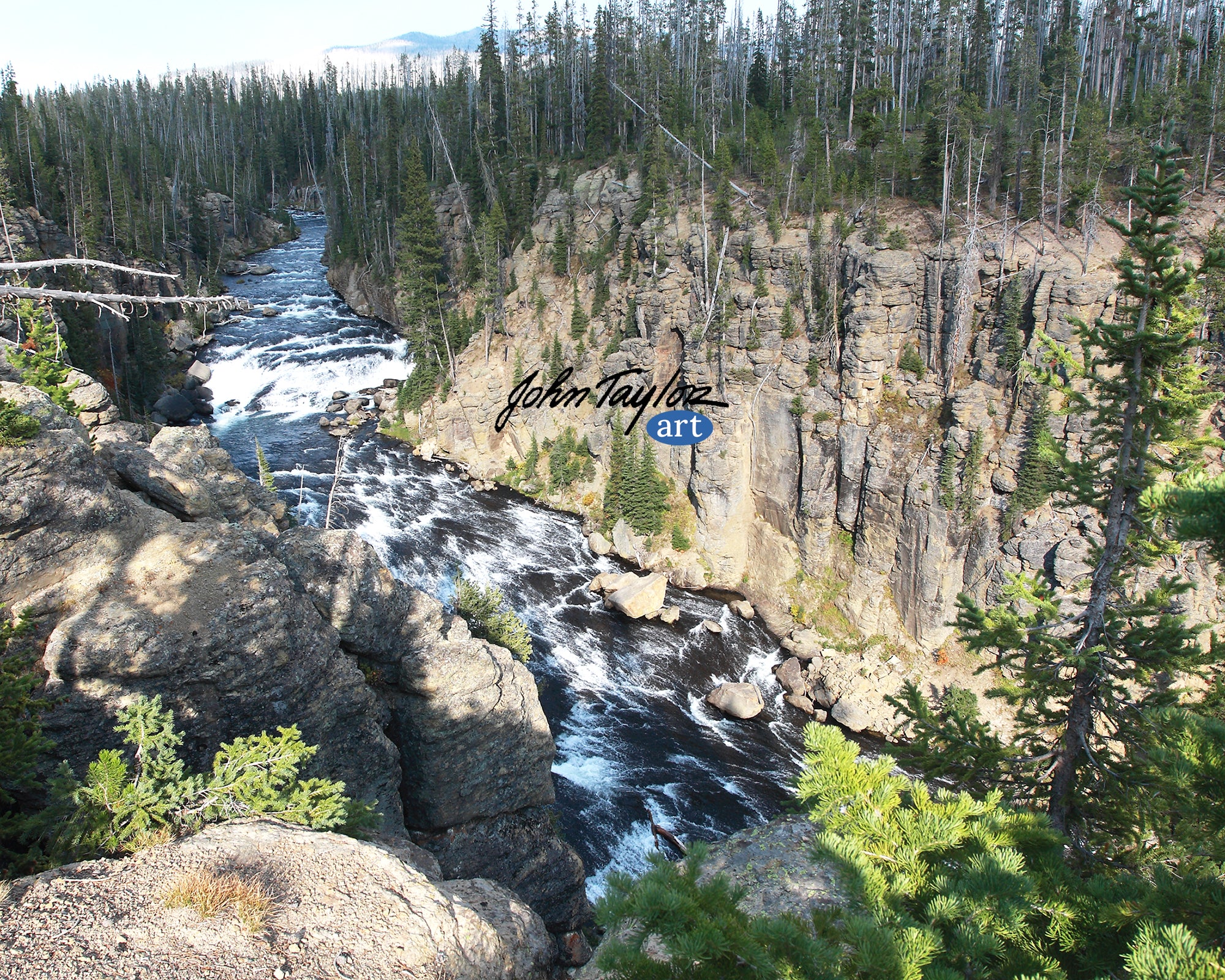 Lewis Gorge - Yellowstone National Park, WY - 8x10 - Easy Digital Download!