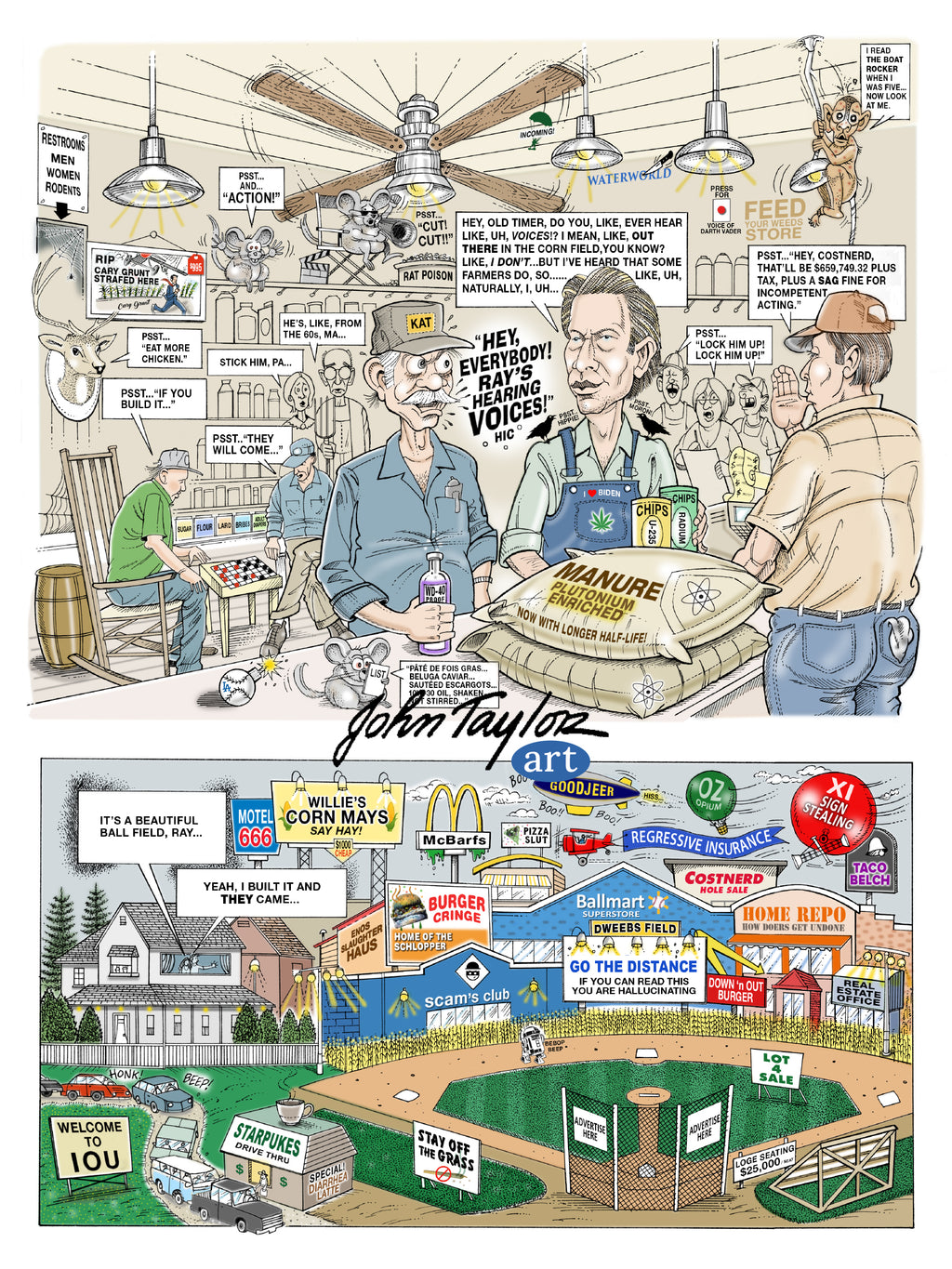 Field of Dweebs 4-page Comic Book - 9x12