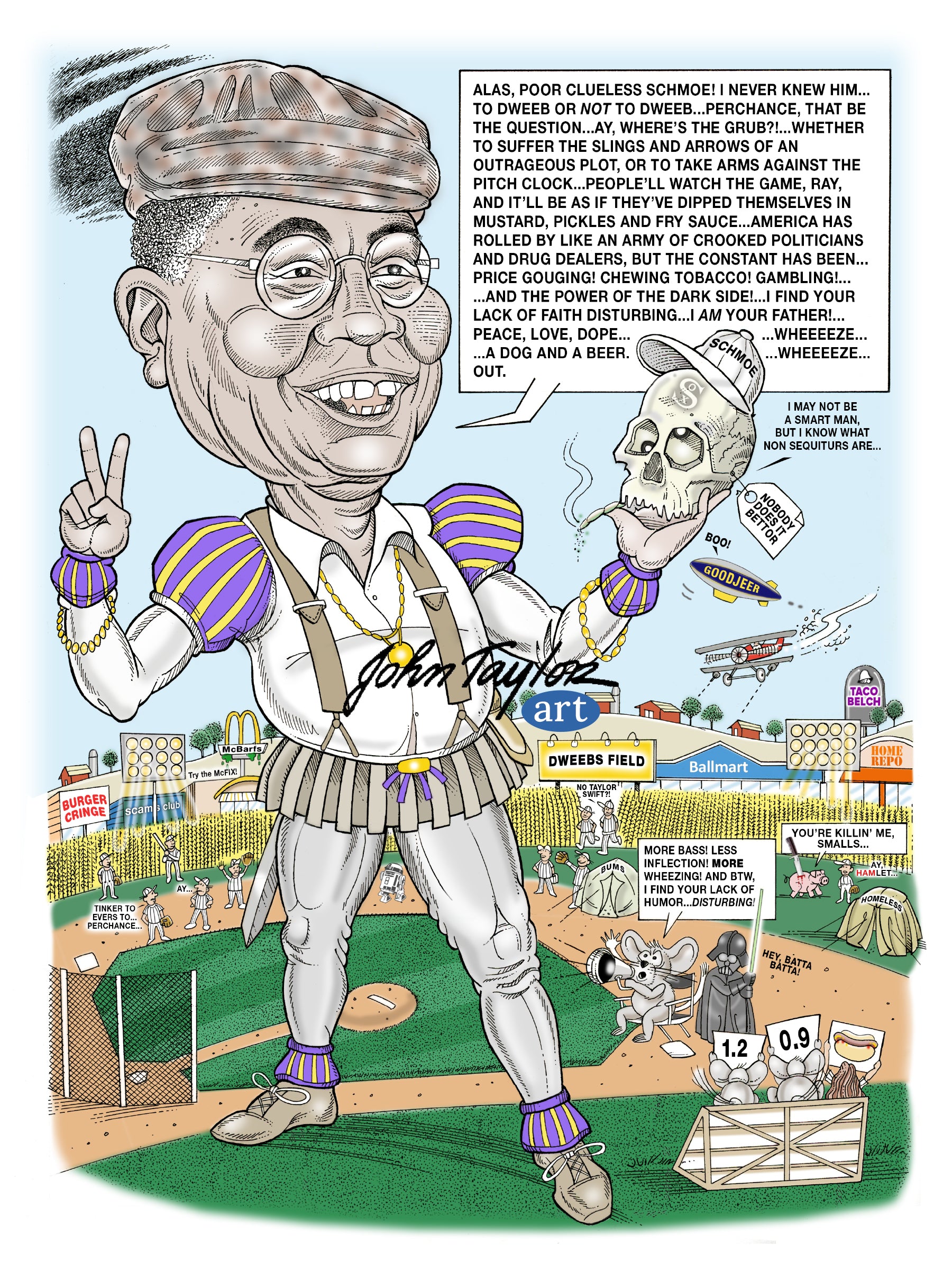 Field of Dweebs 4-page Comic Book - 9x12