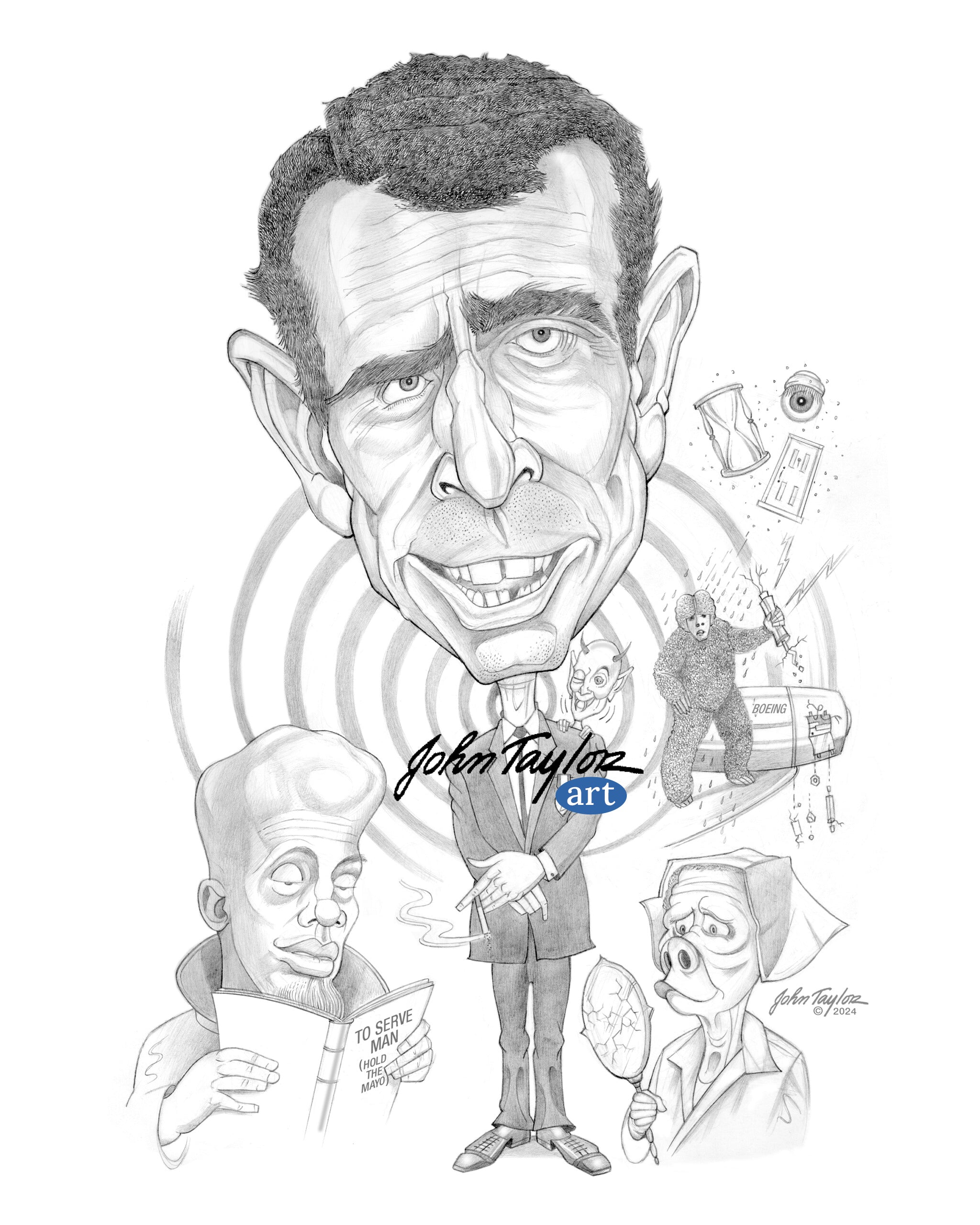 Rod Serling, The Twilight Zone - 8x10