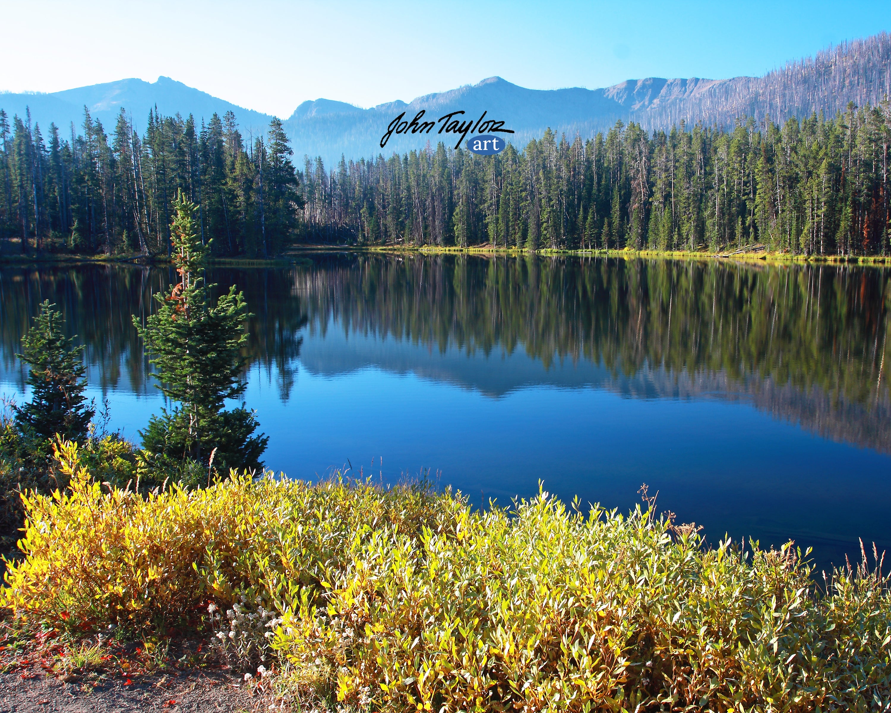 Sylvan Lake - Yellowstone National Park, WY - 11x17 - Easy Digital Download!