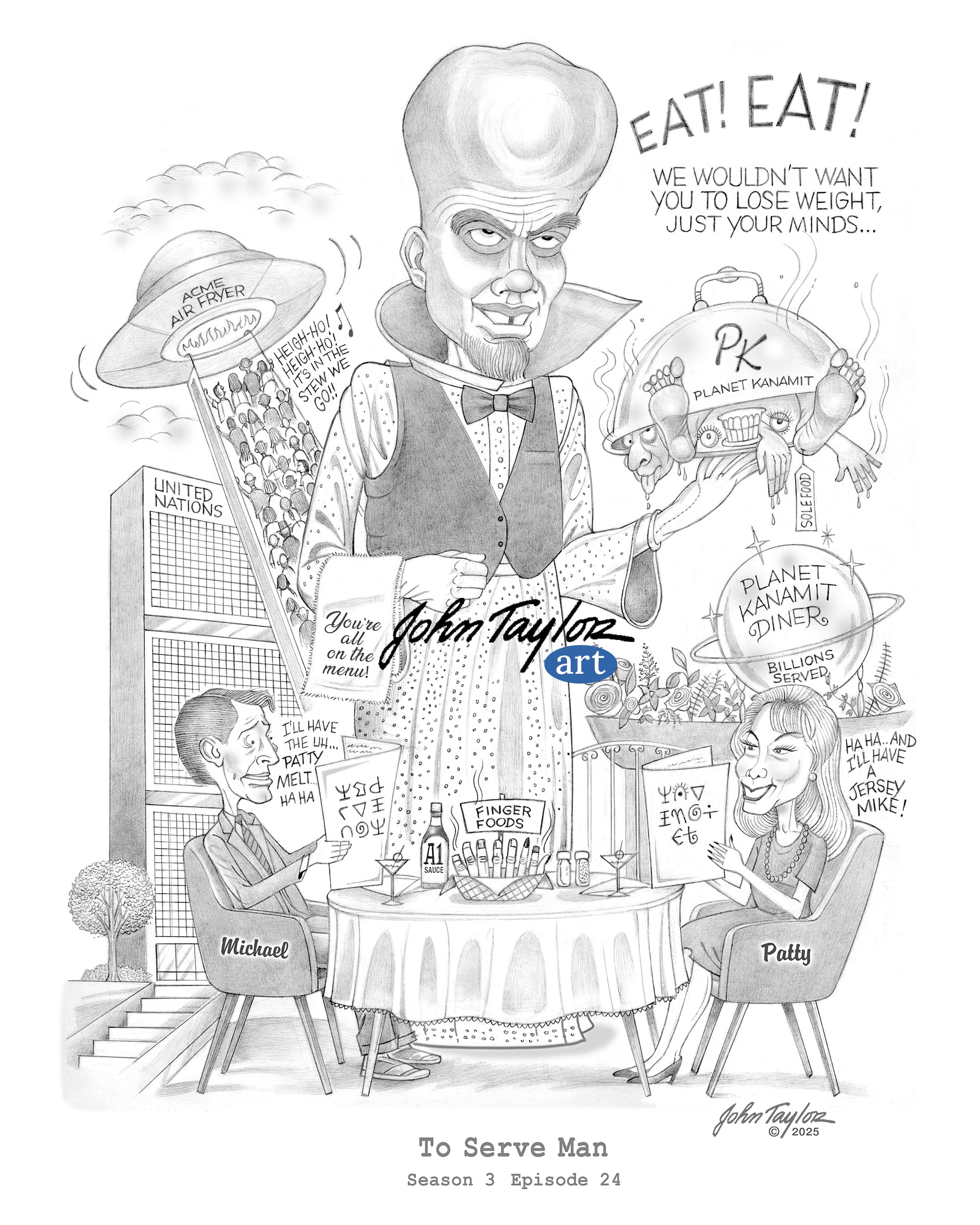 To Serve Man, Twilight Zone Episode - 8x10