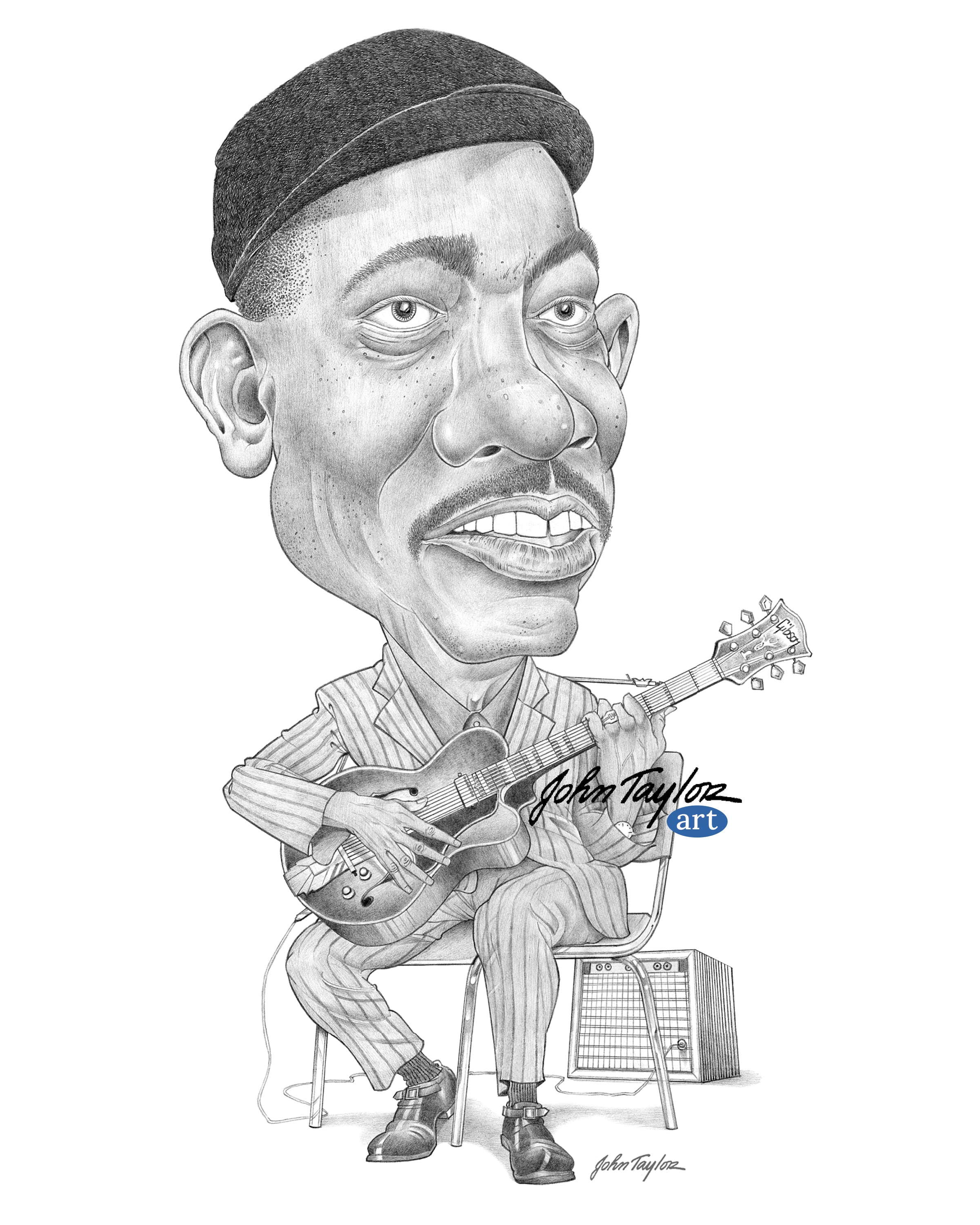 Wes Montgomery, Legendary Jazz Guitarist, 8x10 - Easy Digital Download!