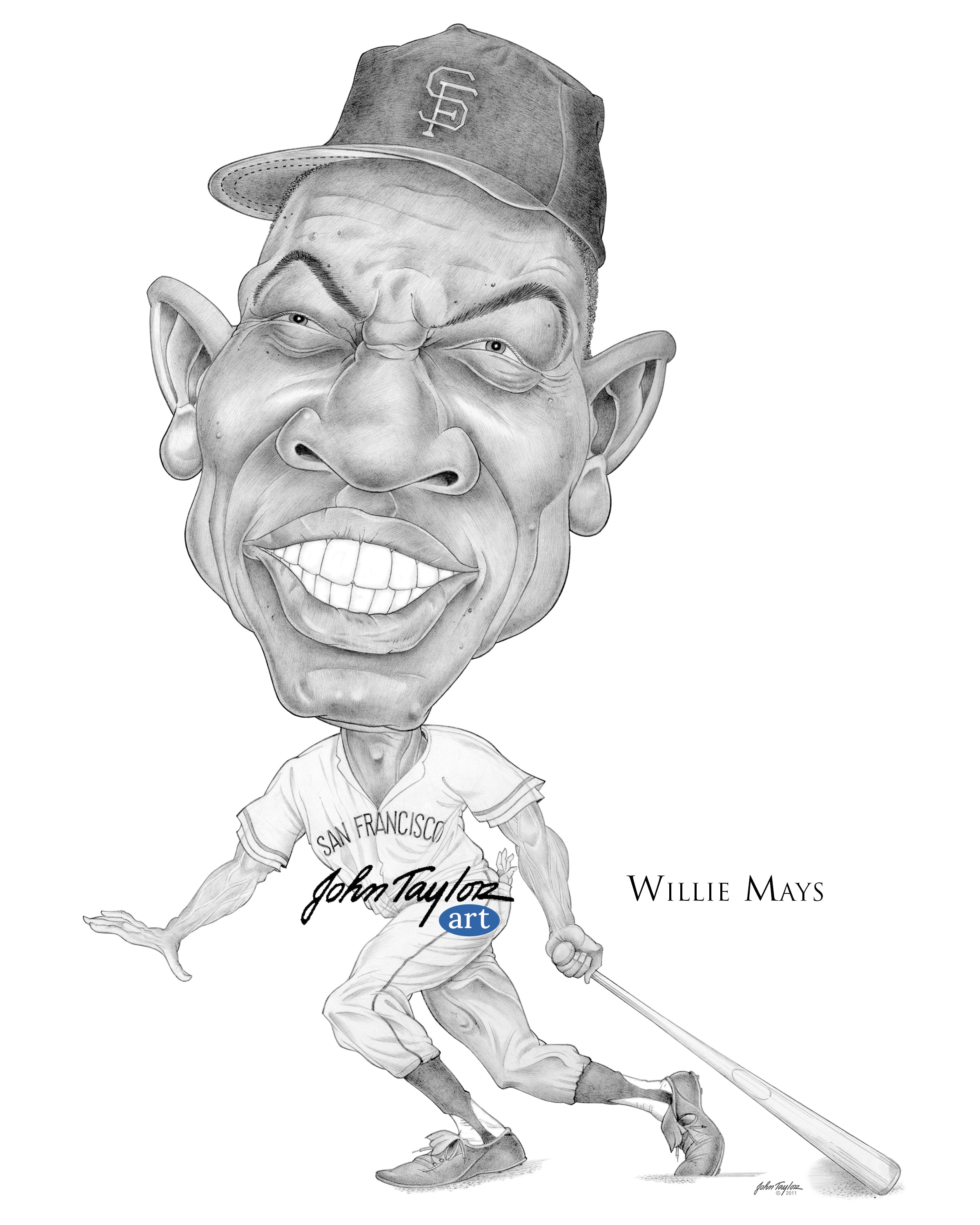Willie Mays - 8x10 - Easy Digital Download!